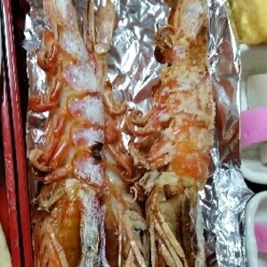 シンプル♪海老の塩焼き